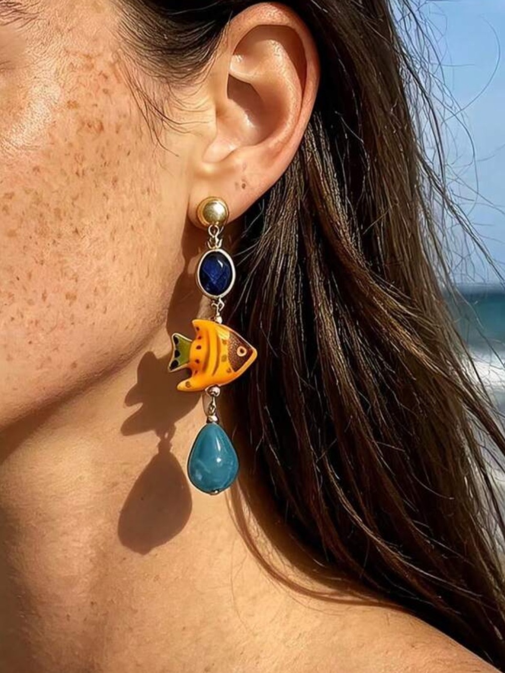 Fish Drop Earring N2223